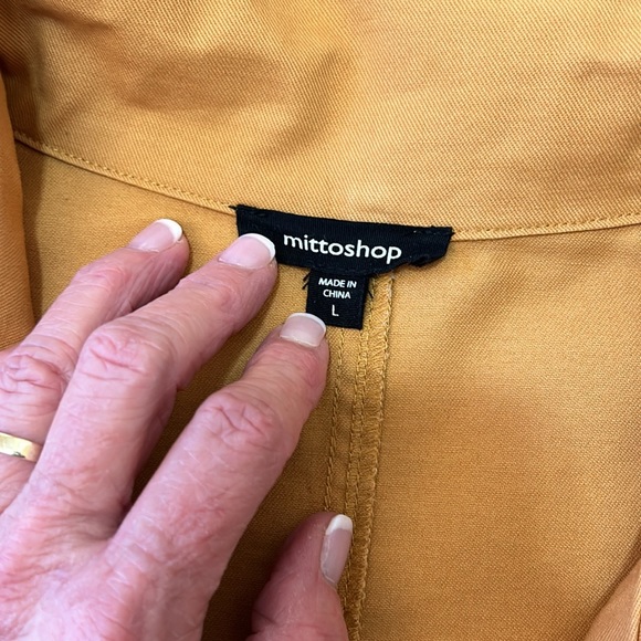 Mittoshop gold Utility Tie waist jacket szL - Picture 11 of 13